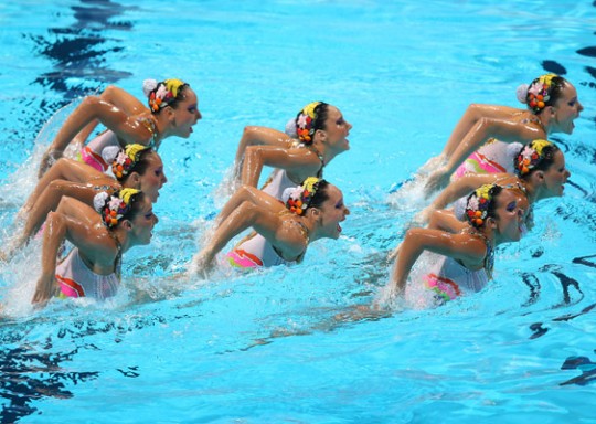 Equipe brasileira de nado sincronizado